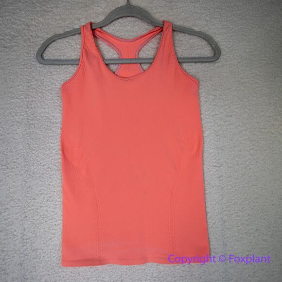 Ivivva *discoloration* tank top orange red, women size 12 - Picture 1 of 14